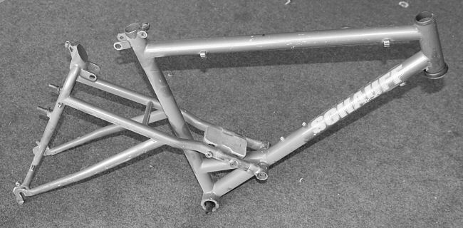 full suspension prototype, ca. 1991-93